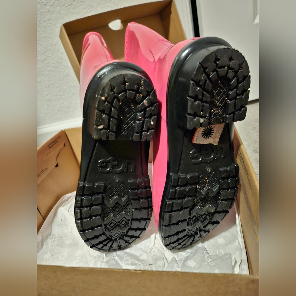 Pink Girl's Rain Boots - Picture 10 of 11